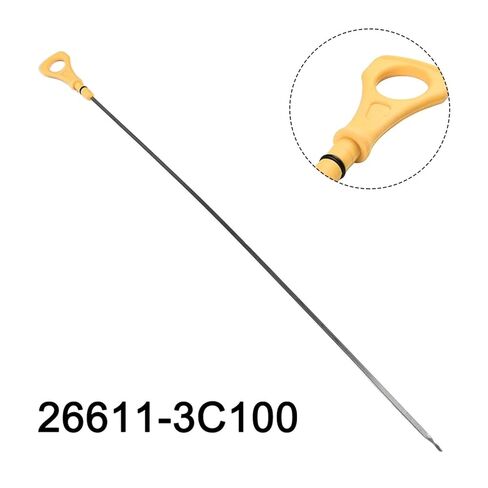 Engine Dip Stick Oil Level Dipstick,Compatible with Santa Fe for 26611-3C100 Car Engine Oil Gauge Engines Components in Saudi Arabia