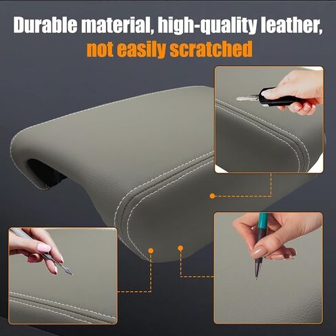 Center Console Cover With guard plate Fit for 2008-2017 Chevy Traverse Buick Enclave for 2007-2016 GMC Acadia for 2007-2010 Saturn Middle Console Armrest Cover Assembly Replace 22905370 925-084 in Kuwait