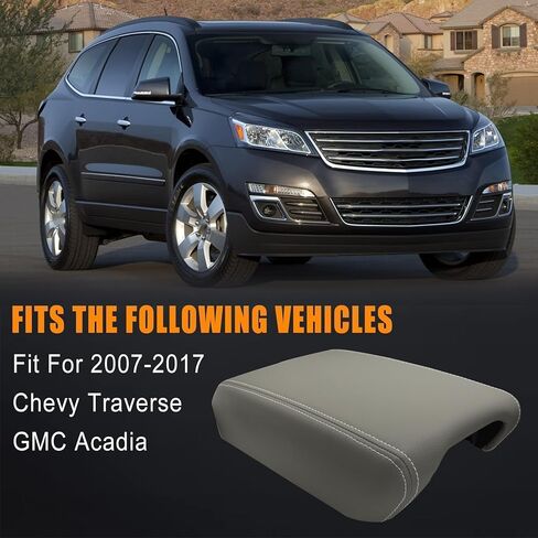 Center Console Cover With guard plate Fit for 2008-2017 Chevy Traverse Buick Enclave for 2007-2016 GMC Acadia for 2007-2010 Saturn Middle Console Armrest Cover Assembly Replace 22905370 925-084 in Kuwait