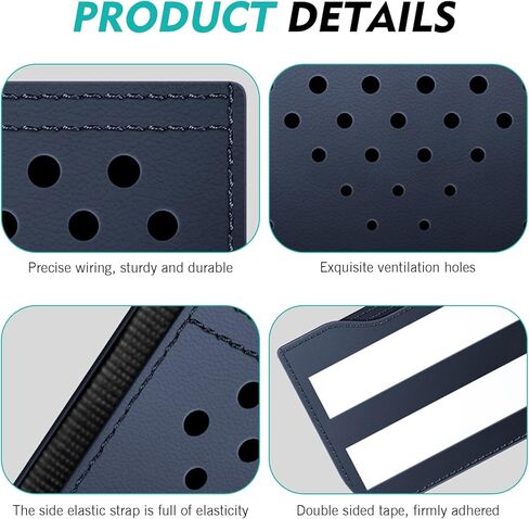 Car Seat Side Pocket Organizer - PU Leather Multifunctional Car Storage Bag, Mini Console Side Organizer for Seat/Door/Window, Holds Phone, Keys, Sunglasses, Wallet (Black) in Saudi Arabia
