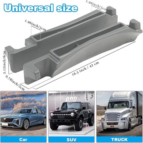 Car Seat Gap Filler with Drop Prevention & Storage Hook - Between Seats Console Organizer for SUV Truck - Car Accessories(2Pcs) in Saudi Arabia