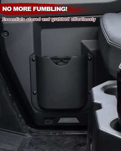 جيوب تخزين للباب لملحقات Polaris Ranger XD 1500 2024 2025، حامل صندوق منظم جانبي للباب الخلفي الأمامي لـ Polaris Ranger 1500 XD 2024+ (قطعتان) in Kuwait
