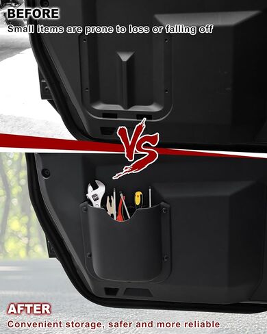 جيوب تخزين للباب لملحقات Polaris Ranger XD 1500 2024 2025، حامل صندوق منظم جانبي للباب الخلفي الأمامي لـ Polaris Ranger 1500 XD 2024+ (قطعتان) in Kuwait