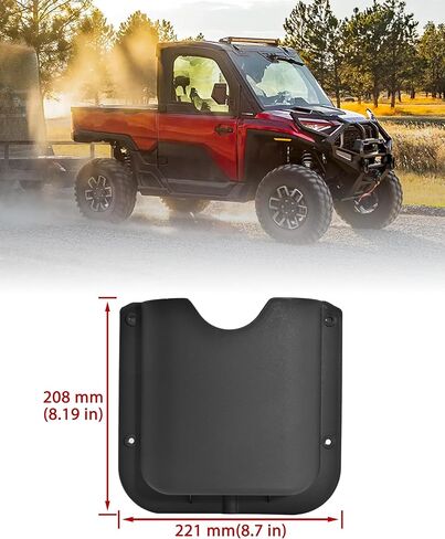 جيوب تخزين للباب لملحقات Polaris Ranger XD 1500 2024 2025، حامل صندوق منظم جانبي للباب الخلفي الأمامي لـ Polaris Ranger 1500 XD 2024+ (قطعتان) in Kuwait