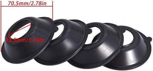 4Pcs Carburetor Slide Diaphragms Suit For Honda Shadow VT750 2004-2007 Genuine For OEM Replacement in Saudi Arabia