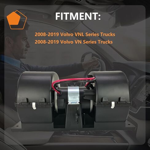 85120276 Blower Motor Fan Assembly Fit for 2008-2019 Volvo VNL VN Series Trucks #U2100001 1018009 351044621 70826161 AB174000P VOL85120276 VOL-85120276 in Kuwait