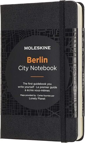 Moleskine Journey City Notebook, Berlin, Hard Cover, Pocket (3.5" x 5.5") Black, 220 Pages in Saudi Arabia