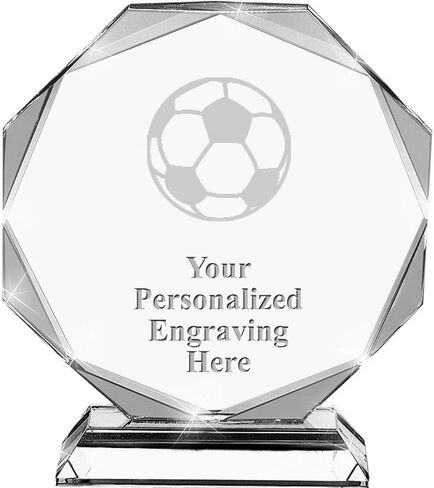 جائزة تقدير مقاس 8 3/4 بوصة، كأس كريستال تقدير محفور حسب الطلب، كأس عرض تقدير، يتضمن النقش برايم in Saudi Arabia