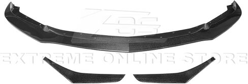بديل لـ 2020-2024 كاديلاك CT5 سبورت وCT5-V | جناح الذقن الأمامي من ألياف الكربون بتصميم Blackwing مع زوج من الكاناردز الفاصل in Saudi Arabia