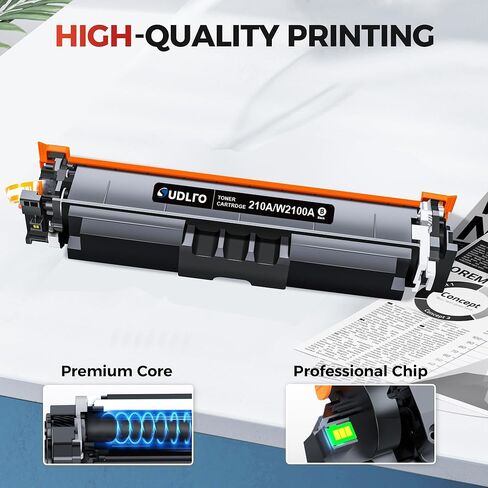 210A Toner Replacement for HP 210A Toner Cartridges 4 Pack - 210 Toner Work for Color LaserJet Pro MFP 4301Fdw Toner Cartridges 4201dn 4301fdn 4201dw Printer, for HP Ink 210A hp210a W2100A in Kuwait