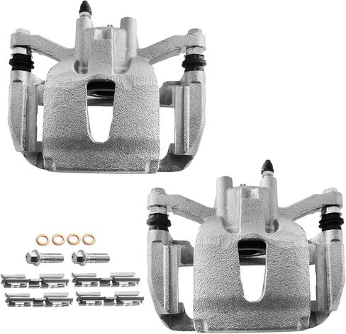 Front Left and Front Right 19B3278 & 19B3279 Brake Calipers with Bracket| Fits 2007-2013 MDX, 2010-2013 ZDX in Saudi Arabia