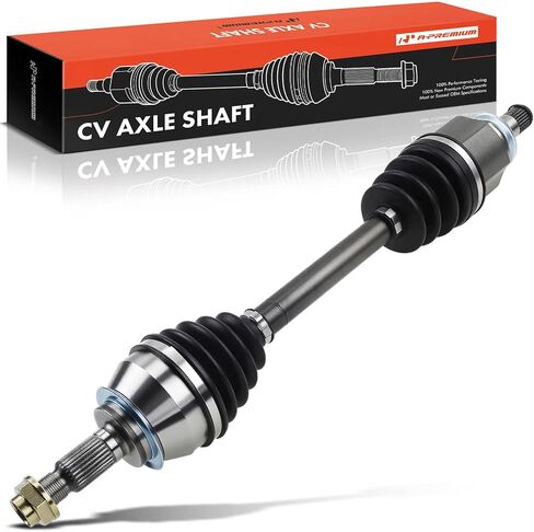 مجموعة عمود المحور A-Premium CV متوافقة مع Mini Cooper 2007-2015، L4 1.6L، ناقل حركة أوتوماتيكي، جانب السائق الأيسر الأمامي، استبدال # 31602756793، 31604853931 in Saudi Arabia
