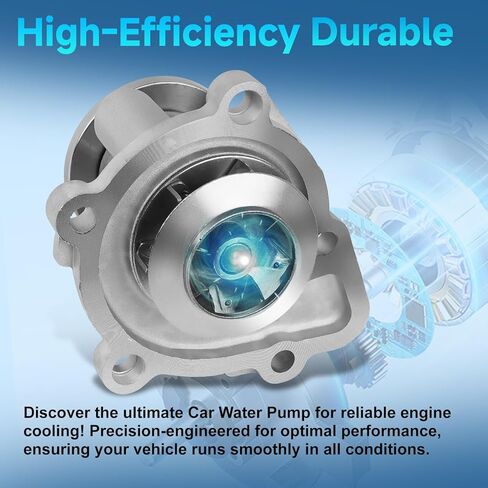 AW6038 1300A082 Engine Water Pump w/Gasket Fit for Chrysler 200 Sebring, Dodge Avenger Caliber Dart Journey, Fiat 500X, Jeep Cherokee Compass Patriot Renegade, Fit for Mitsubishi Lancer Outlander RVR in Saudi Arabia