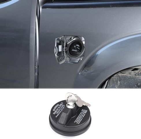 استبدال غطاء خزان الوقود غطاء قفل مضاد للسرقة متوافق مع Nissan Frontier 2009-2017، غطاء خزان الغاز ABS غطاء حماية حشو الوقود مع قفل ملحقات السيارة in Kuwait