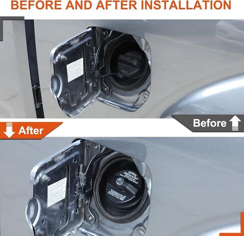 استبدال غطاء خزان الوقود غطاء قفل مضاد للسرقة متوافق مع Nissan Frontier 2009-2017، غطاء خزان الغاز ABS غطاء حماية حشو الوقود مع قفل ملحقات السيارة in Kuwait