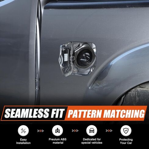 استبدال غطاء خزان الوقود غطاء قفل مضاد للسرقة متوافق مع Nissan Frontier 2009-2017، غطاء خزان الغاز ABS غطاء حماية حشو الوقود مع قفل ملحقات السيارة in Kuwait