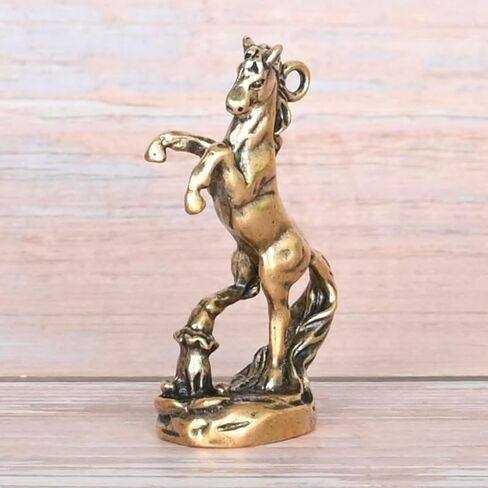 2pcs of Classic Brass Animal Key Pendant Ornaments, Horse Key Pendant Ornaments, Exquisite Horse Decor, Suitable for Home Decoration and Office Decoration in Saudi Arabia