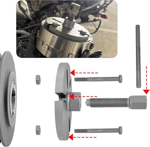 Flywheel Stator Magneto Puller with Bolts fit for Suzuki Yamaha YBR 125 Motorcycle Scooter ATV Dirt Bike and More in Saudi Arabia