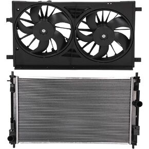 Radiator and Cooling Fan 2011-2014 for Chrysler 200 Limited 2.4L 2011-2014 for Chrysler 200 Limited 3.6L 621570 67400561 in Kuwait