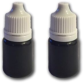 Self Inking Stamp Refill Ink - Black - for PrettySweetParty, PSI, and Maxlight Stamps, Oil Based Maxlight Forever Ink - 2 Bottles in Saudi Arabia