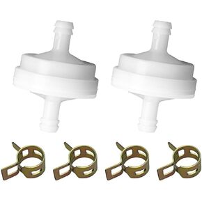 2 Pcs 394358S Fuel Filter Assembly Replacement for Briggs Stratton Craft-sman To-ro 394358s 56679 394358 7014359YP 56679MA with 4 Pcs Fuel Clamps in Kuwait