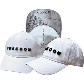 Freedom Hat | USA Trucker Hat for Men & Women | Breathable Water-Resistant Snapback | Undervisor Design in Saudi Arabia