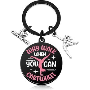 Gymnastics Gifts for Girls Women Cute Gymnast Gifts for Gymnastics Lovers Best Gymnastic Stuff for Teen Girls Gymnast Keychain Accessories Stuff for Teen Girls Personalized Birthday Graduation Gift in Kuwait