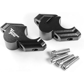 For Yamaha Tenere 700 Handlebar Riser Clamp Extensions Adapter XT690Z Tenere 700 Rally Lift Height Booster Accessories 2019>2025 (Black) in Kuwait