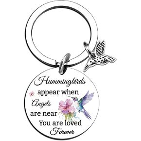 Hummingbird Gifts for Women Hummingbird Keychain Humming Bird Gift Ideas Bird Gifts for Women Sympathy Gift for Loss of Loved One Bereavement Remembrance Memorial Keychain in Saudi Arabia