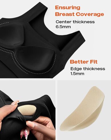 Womens Built in Bra Seamless Tank Top Square Neck Sleeveless Bodysuit Slim Fit Basic Shapewear Undershirt in Saudi Arabia