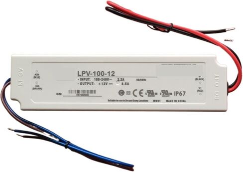 1 قطعة LPV-100-12 102 واط تبديل LPV-100 12 فولت 8.5A مصدر الطاقة in Saudi Arabia