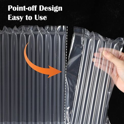 1 Roll Large Bubble Cushioning Wrap for Packing 12"x175'，Inflatable Air Pillows for Shipping & Moving Bottle Travel Protector Bags Heavy Duty Space Saving Box Filler Shipping Supplies with Pump in Kuwait