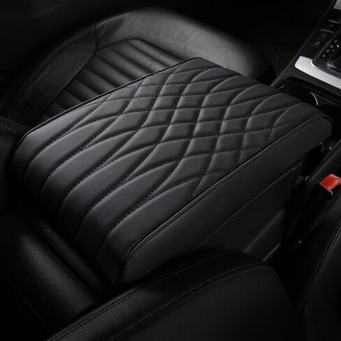 Leather Car Center Console Armrest Mat, for Ford Bronco Sport (CX430) 2021 2022 2023 2024 2025 2026 Car Armrest Box Pad Cover, Waterproof Seat Protector,Green, normal in Saudi Arabia