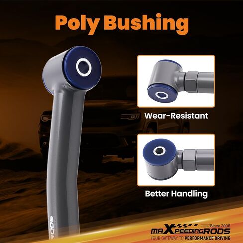 maXpeedingrods Adjustable 0-8" Lift Front Control Arms for Jeep Wrangler TJ Cherokee XJ ZJ, Upper and Lower w/wear-resistant Poly Bushing in Kuwait
