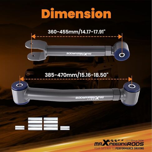 maXpeedingrods Adjustable 0-8" Lift Front Control Arms for Jeep Wrangler TJ Cherokee XJ ZJ, Upper and Lower w/wear-resistant Poly Bushing in Kuwait
