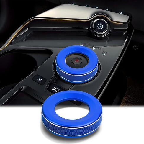 for 2023–2026 Kia Sportage Hybrid/PHEV Accessories, 2023-2026 NIRO EV/Plug-in Hybrid & 2022-2025 EV6, 1-Piece Aluminum Alloy Gear Shift Control Knob Cover Trim (Black) in Kuwait