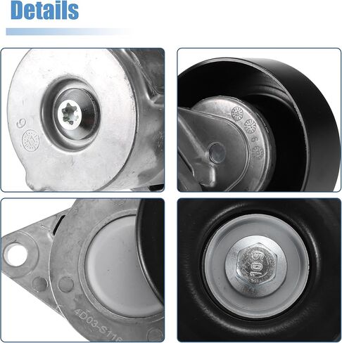 X AUTOHAUX ملحق محرك حزام الموتر الجمعية اعوج حزام الموتر لنيسان ألتيما L4 2.5L 2002-2012 لنيسان روج 2008-2013 رقم 11955JA00C in Saudi Arabia