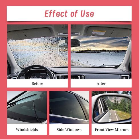 قطعتان من فرشاة تنظيف فيلم زيت السيارة 2026 - مزيل فيلم زيت زجاج السيارة، منظف النوافذ الفعال للزجاج الأمامي للسيارة، النوافذ الجانبية والسيارة، أداة تنظيف زجاج السيارات المتينة in Kuwait