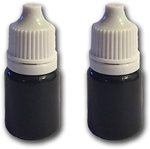 Self Inking Stamp Refill Ink - Black - for PrettySweetParty, PSI, and Maxlight Stamps, Oil Based Maxlight Forever Ink - 2 Bottles in Saudi Arabia