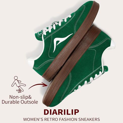 Women's 2026 Fashion Sneakers - Classic Retro Comfortable Tennis Skate Shoes - Lightweight Lace up Casual Trainers in Saudi Arabia