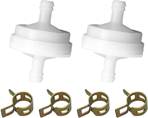 2 Pcs 394358S Fuel Filter Assembly Replacement for Briggs Stratton Craft-sman To-ro 394358s 56679 394358 7014359YP 56679MA with 4 Pcs Fuel Clamps in Kuwait