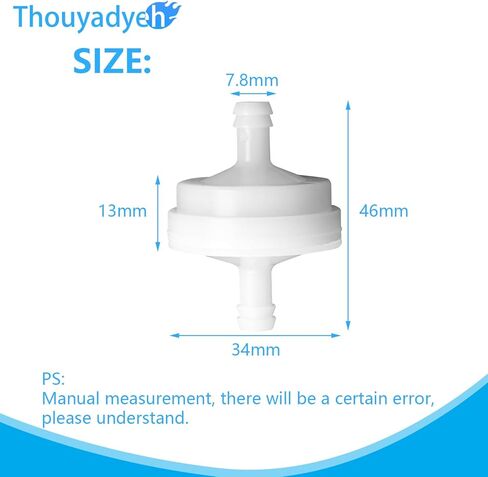 2 Pcs 394358S Fuel Filter Assembly Replacement for Briggs Stratton Craft-sman To-ro 394358s 56679 394358 7014359YP 56679MA with 4 Pcs Fuel Clamps in Kuwait