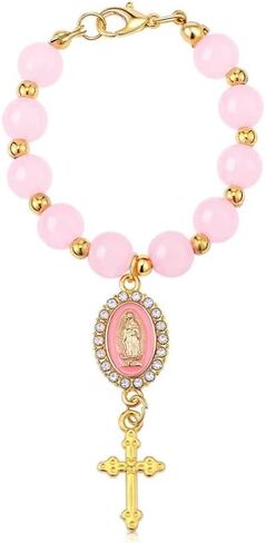 Car Rosary for Rearview Mirrors,Steering Wheel Rosary Charm Accessory,Rosaries Hanging Pendants with Virgin Mary Charms and Crucifixes,Christian Car Accessories in Kuwait