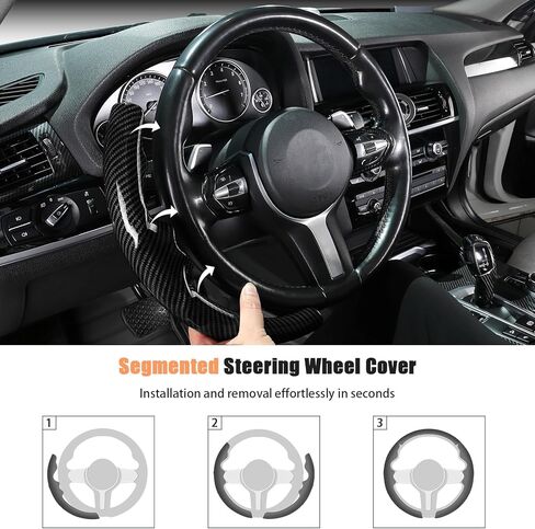 Aimato غطاء عجلة القيادة مخصص لسيارات BMW (M Sport) X3 2014-2017/X5 2014-2018/3 Series 2012-2019/5 Series 2014-2016/328i 320i 330i 325i 528i 530i 535i 2 4 6 Series X2 X4 X6 M2 M4 M5 M6 سبورت in Kuwait