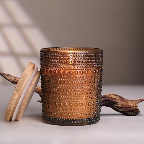 DARJEN Sandalwood Candles for Home- 6.3oz 42H Natural Soy Wax Aromatherapy Jar Candle with Strong Scent, Decorative Aesthetic Candles for Home Office, Evening Wind-Down, Luxury Gift for Man Cave in Saudi Arabia