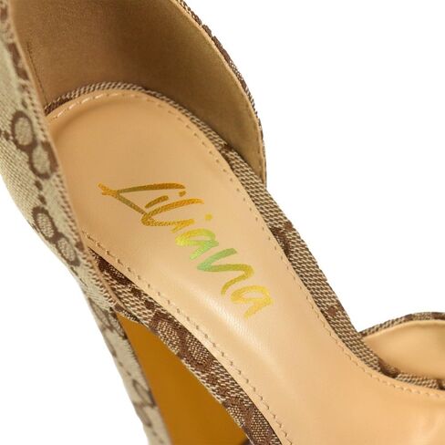 Liliana Women's Platform Chunky High Heels Dress Sandals Peep Toe Ankle Strap Shoes in Saudi Arabia