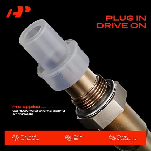 مستشعر الأوكسجين A-Premium O2 متوافق مع BMW 3-Series 323i 325i 328i 330i، 5-Series 525i 528i 530i، X3 Z4، L6 2.5L 3.0L، Upstream Cyl 4-6، استبدال # 11787558073، 0258017099 in Saudi Arabia