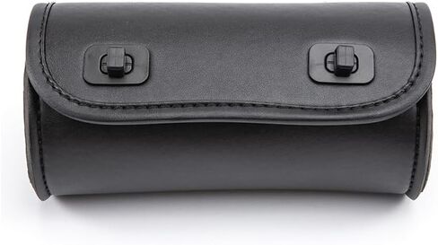 Mini Motorcycle Handlebar Bag Saddlebag Roll Tool Bag for Cafe Racer Bobber Chopper Storage pouch (Brown) in Kuwait