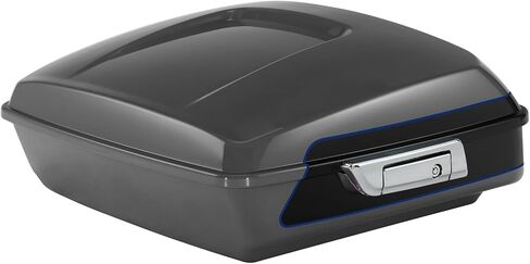 HR3 Superior Blue Chopped Trunk Tour Luggage & Latches Compatible with 2017 FLTRXS FLHXS Fit for 2014-later Harley Touring Road King Road Glide Street Glide Electra Glide in Kuwait