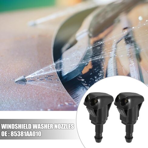 X AUTOHAUX 4pcs Car Front Windshield Washer Nozzles for Toyota Camry 1997-2001 for Tacoma 2005-2010 for Toyota Corolla 1999-2008 for Echo MR2 for Celica 85381-AA010 in Saudi Arabia
